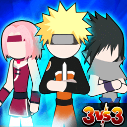 火柴人忍者3v3竞技版(Stick Ninja 3v3)