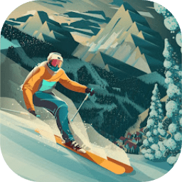 雪山滑雪大冒险2解锁全地图版(grand mountain)